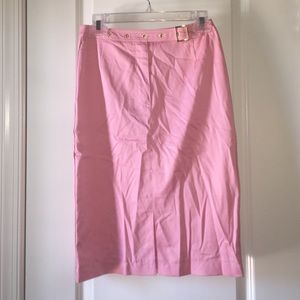 Pink Pencil Skirt